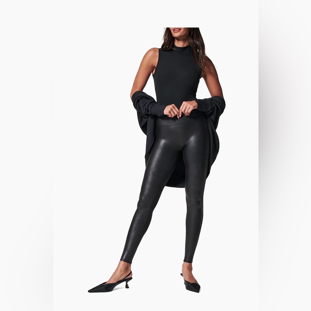 SPANX Faux Leather Leggings